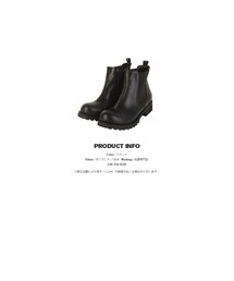 STYLENANDA | サイドゴアブラックウォーカーシューズ(シューズ)