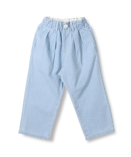 BRANSHES(ブランシェス)の「テーパードデニムパンツ(デニムパンツ・キッズ・ブルー/ネイビーブルー・80cm~150cm)」の1枚目の写真
