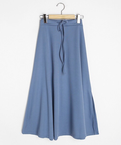 DHOLIC（ディーホリック）の「ドローストリングスリットAラインスカート（スカート・レディース・グレー/ベージュ/ブラック/ブルー・FREE）」の4枚目の写真