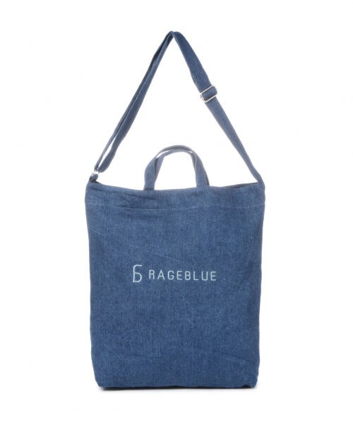 RAGEBLUE(レイジブルー)の「RAGEBLUEロゴイージーバッグSS(バッグ・ホワイト系(刺繍)/イエロー系(プリント)/パープル系(プリント)/イエロー(刺繍)/ブルー(刺繍))」の5枚目の写真