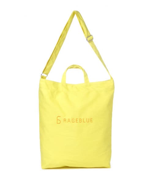 RAGEBLUE(レイジブルー)の「RAGEBLUEロゴイージーバッグSS(バッグ・ホワイト系(刺繍)/イエロー系(プリント)/パープル系(プリント)/イエロー(刺繍)/ブルー(刺繍))」の4枚目の写真