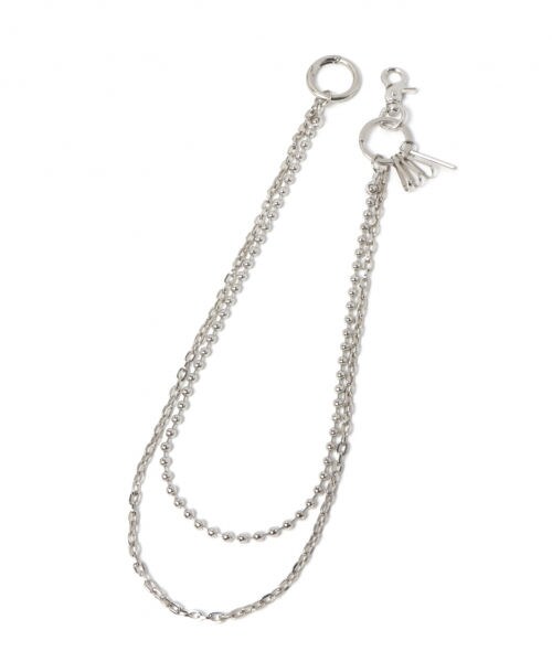 RAGEBLUE（レイジブルー）の「ウォレットチェーンSS（アクセサリー・シルバー(ボールチェーン)/シルバー(あずきチェーン)/シルバー(コンビ連)）」の3枚目の写真