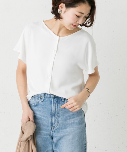 URBAN RESEARCH ROSSO WOMEN フレア2WAYブラウス URBAN RESEARCH ROSSO WOMEN（アーバンリサーチ ロッソ）の「フレア