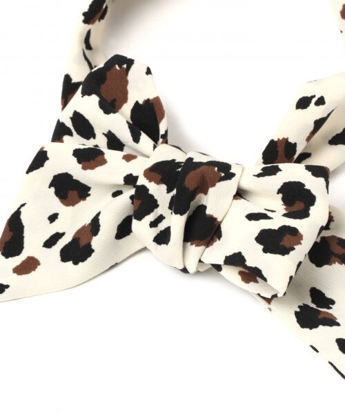 LEPSIM（レプシィム）の「ヒョウガラツイリースカーフ（その他・オフ/ブラック/ブラウン）」の8枚目の写真