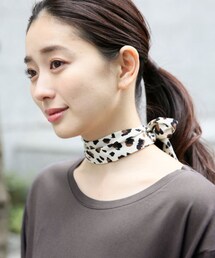 LEPSIM | ヒョウガラツイリースカーフ(その他)