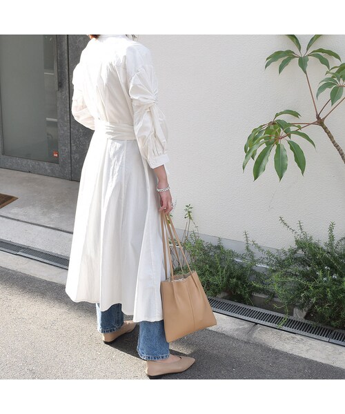 no brand（ノーブランド）の「[ RE-ARRIVAL ]スリーブデザインシャツOP（ワンピース・レディース・その他）」の7枚目の写真