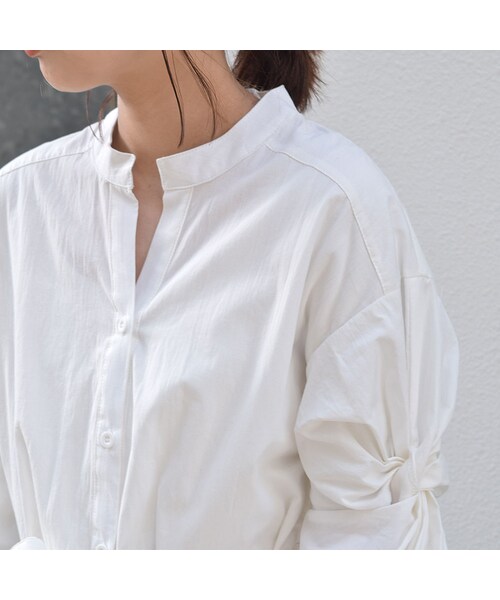 no brand（ノーブランド）の「[ RE-ARRIVAL ]スリーブデザインシャツOP（ワンピース・レディース・その他）」の6枚目の写真