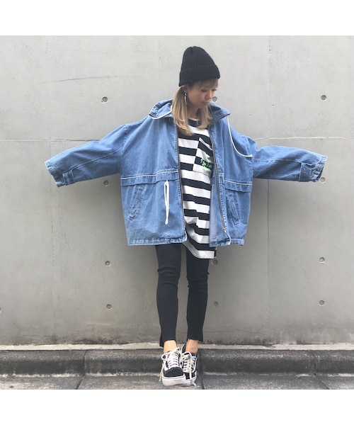 no brand(ノーブランド)の「デニムマウJK(おまけ付き)«Thursday✌🏼»#93320(デニムジャケット・レディース・その他)」の6枚目の写真