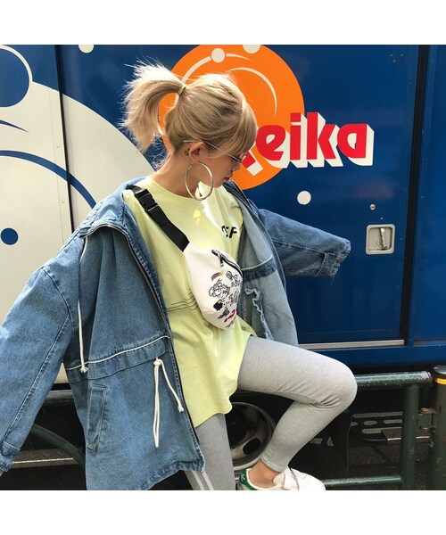 no brand(ノーブランド)の「デニムマウJK(おまけ付き)«Thursday✌🏼»#93320(デニムジャケット・レディース・その他)」の8枚目の写真