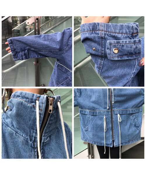 no brand(ノーブランド)の「デニムマウJK(おまけ付き)«Thursday✌🏼»#93320(デニムジャケット・レディース・その他)」の13枚目の写真