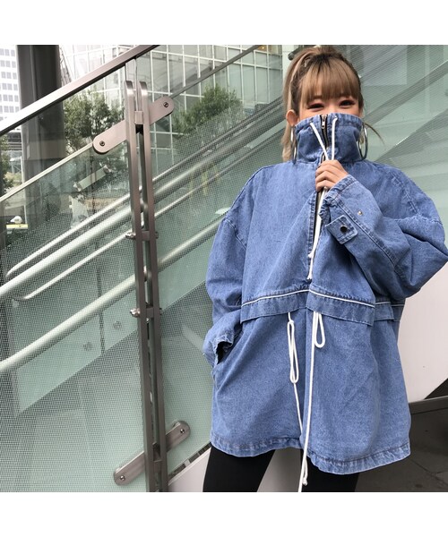 no brand(ノーブランド)の「デニムマウJK(おまけ付き)«Thursday✌🏼»#93320(デニムジャケット・レディース・その他)」の9枚目の写真