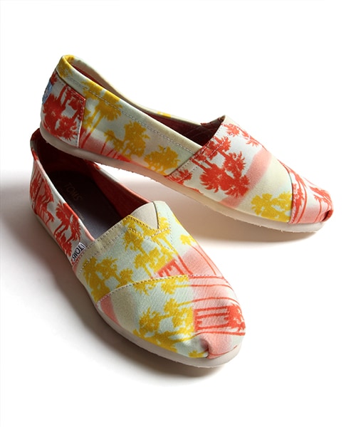 TOMS（トムス）の「PALM TREES（シューズ・メンズ・グレー/オレンジ/ブルー・6/6H/7/7H）」の4枚目の写真