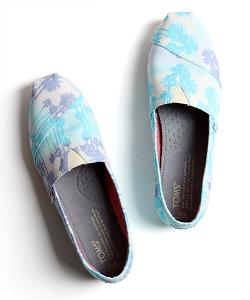 TOMS（トムス）の「PALM TREES（シューズ・メンズ・グレー/オレンジ/ブルー・6/6H/7/7H）」の2枚目の写真