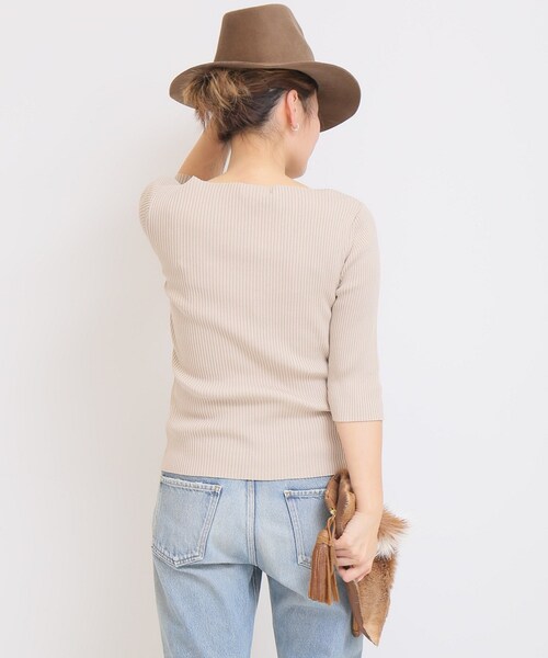 DEUXIEME CLASSE EVERYDAY KNIT リブニットTEE ドゥーズィエム