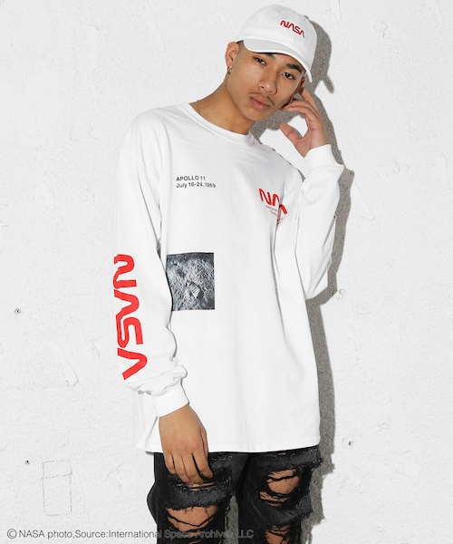 NASA　 XL LEGENDA（レジェンダ）の「NASAコラボ BACK PHOTO クルーネックロンT
