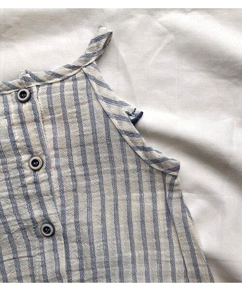 cache cache(カシュ カシュ)の「1+in the family MONTY OVERALL(BLUE)(ワンピース・キッズ・その他)」の3枚目の写真