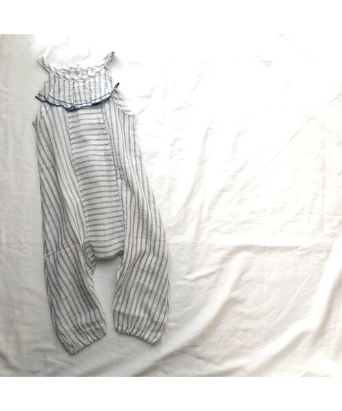 cache cache(カシュ カシュ)の「1+in the family MONTY OVERALL(BLUE)(ワンピース・キッズ・その他)」の1枚目の写真