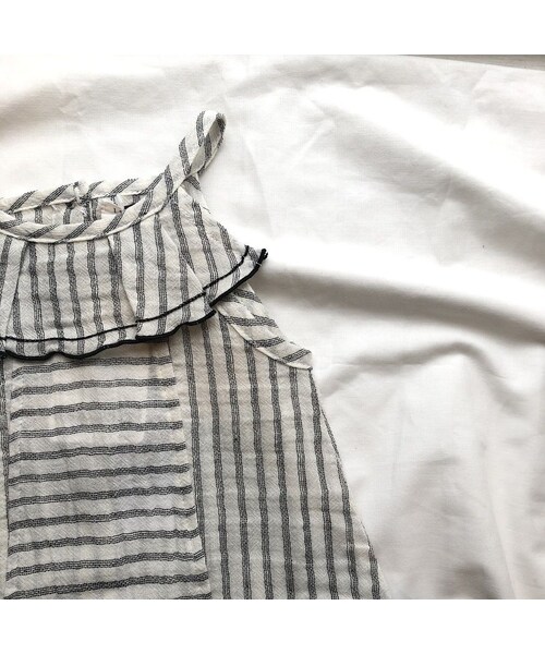 cache cache(カシュ カシュ)の「1+in the family MONTY OVERALL(BLACK)(ワンピース・キッズ・その他)」の3枚目の写真