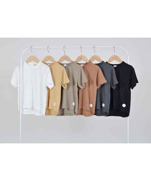 cache cache(カシュ カシュ)の「FOV PLAIN Tシャツ(アッシュグレー)(Tシャツ/カットソー・キッズ・その他)」の2枚目の写真