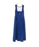 no brand | Jacquard blue jumper skirt(洋裝)