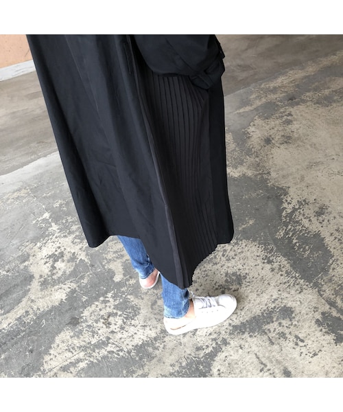 copine（コピン）の「再入荷！サイドプリーツゆったりロングトレンチコート(2color)【クリックポスト対象商品】（トレンチコート・レディース・その他）」の15枚目の写真