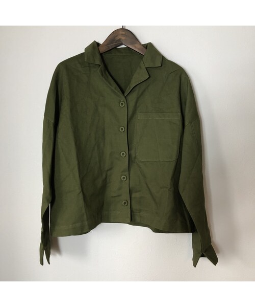 copine（コピン）の「シャツ感覚！ミリタリージャケット/ライトアウター【クリックポスト対象商品】（ミリタリージャケット・レディース・その他）」の15枚目の写真