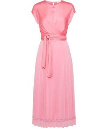 sandro（サンドロ）の「Sandro Janyce Wrap-effect Satin And