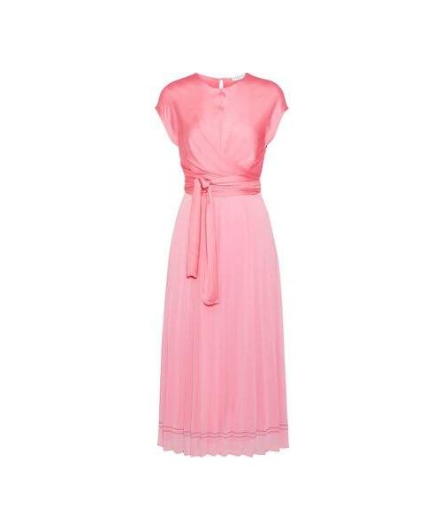 sandro（サンドロ）の「Sandro Janyce Wrap-effect Satin And