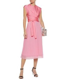 ヨンア着☆新品☆SANDRO サンドロ　ワンピース sandro（サンドロ）の「Sandro Janyce Wrap-effect Satin And