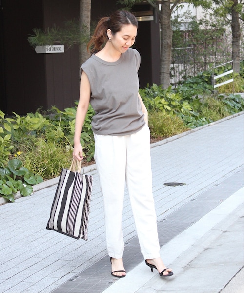 FRAMeWORK（フレームワーク）の「Philea製品染めパンツ◆（パンツ・ナチュラル/34/在庫あり/36/38/40）」の5枚目の写真