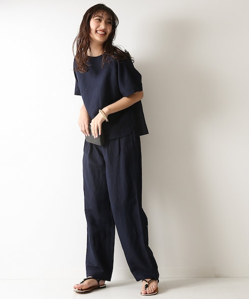 Spick and Span レーヨンリネンTブラウス Spick & Span（スピックアンドスパン）の「レーヨンリネンTブラウス