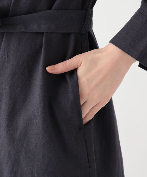 studio CLIP（スタディオクリップ）の「リネンレーヨンコットン3WAYロングワンピース（ワンピース/ドレス・ライトグレー/スモーク/アイボリー/ベージュ/イエロー(WEB限定)）」の10枚目の写真