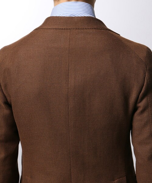 EDIFICE（エディフィス）の「TAGLIATORE / タリアトーレ バスケットイージージャケット（ジャケット/アウター・ブラウン B/42/44/46/48/50）」の9枚目の写真