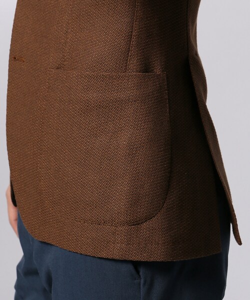 EDIFICE（エディフィス）の「TAGLIATORE / タリアトーレ バスケットイージージャケット（ジャケット/アウター・ブラウン B/42/44/46/48/50）」の17枚目の写真