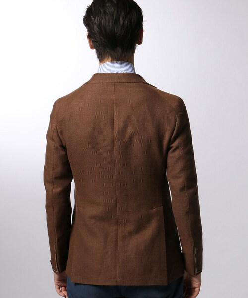 EDIFICE（エディフィス）の「TAGLIATORE / タリアトーレ バスケットイージージャケット（ジャケット/アウター・ブラウン B/42/44/46/48/50）」の7枚目の写真