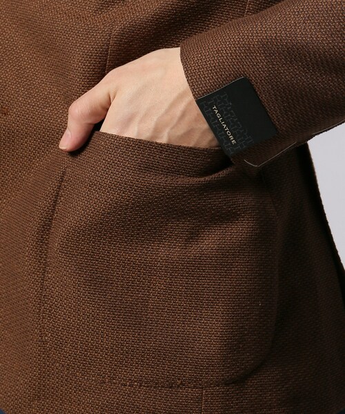 EDIFICE（エディフィス）の「TAGLIATORE / タリアトーレ バスケットイージージャケット（ジャケット/アウター・ブラウン B/42/44/46/48/50）」の11枚目の写真