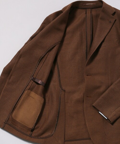 EDIFICE（エディフィス）の「TAGLIATORE / タリアトーレ バスケットイージージャケット（ジャケット/アウター・ブラウン B/42/44/46/48/50）」の19枚目の写真