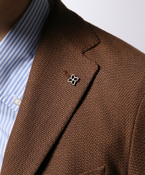 EDIFICE（エディフィス）の「TAGLIATORE / タリアトーレ バスケットイージージャケット（ジャケット/アウター・ブラウン B/42/44/46/48/50）」の13枚目の写真