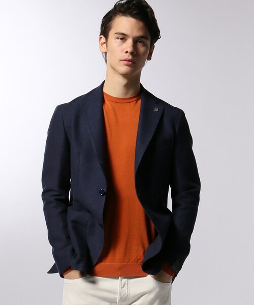 EDIFICE（エディフィス）の「TAGLIATORE / タリアトーレ バスケットイージージャケット（ジャケット/アウター・ブラウン B/42/44/46/48/50）」の2枚目の写真