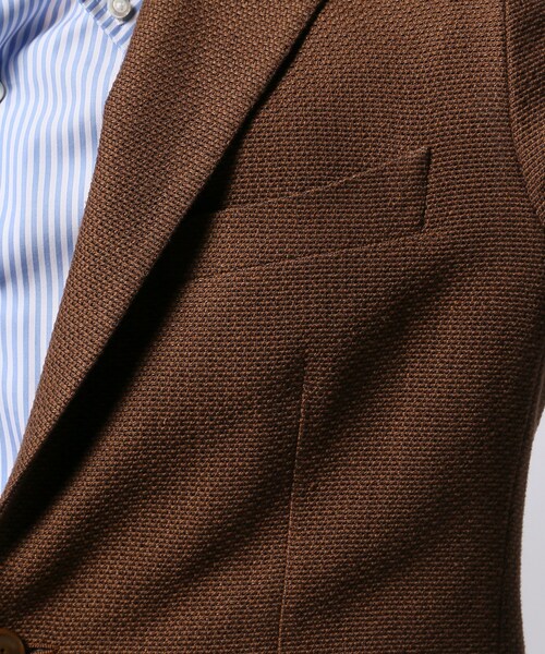 EDIFICE（エディフィス）の「TAGLIATORE / タリアトーレ バスケットイージージャケット（ジャケット/アウター・ブラウン B/42/44/46/48/50）」の15枚目の写真