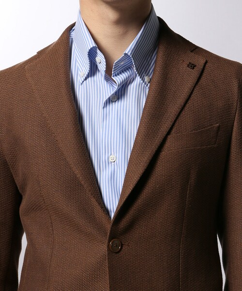 EDIFICE（エディフィス）の「TAGLIATORE / タリアトーレ バスケットイージージャケット（ジャケット/アウター・ブラウン B/42/44/46/48/50）」の8枚目の写真