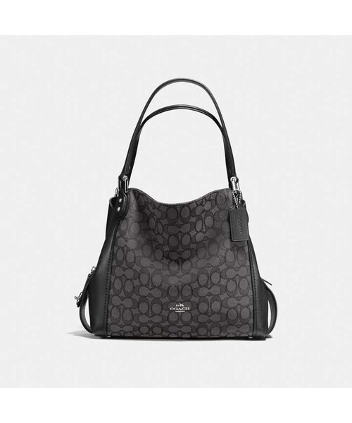COACH（コーチ）の「Coach Edie Shoulder Bag 31 In Signature Jacquard（ショルダーバッグ・レディース・khaki/brown/light gold/black smoke/black/silver）」の2枚目の写真