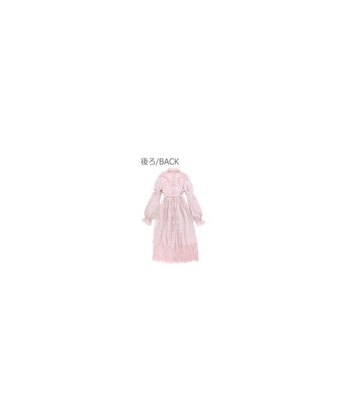 Bobon21（ボボンニジュウイチ）の「Sweetガーリーフラワーチュールドレス-全２色-（ワンピース・レディース・ホワイト/ピンク・S/M/L）」の3枚目の写真