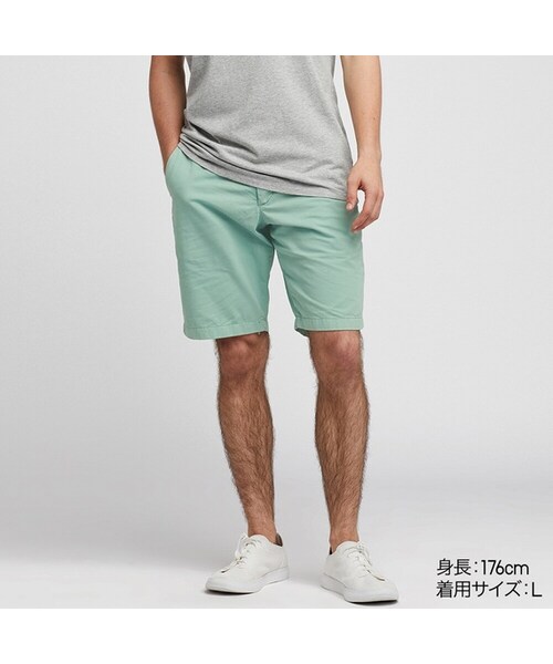 UNIQLO（ユニクロ）の「チノショートパンツ（その他パンツ・メンズ・BLUE 65/YELLOW 43/OLIVE 56/ORANGE 23/WHITE 00/NAVY 69/BEIGE 32/GRAY 06/GREEN 52・XL/4XL/3XL/XS/L/M/XXL/S）」の6枚目の写真