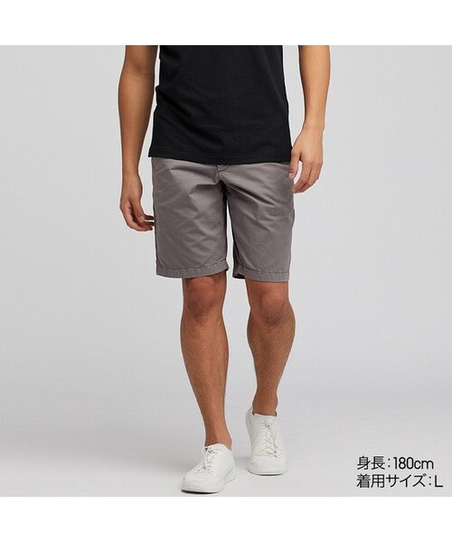 UNIQLO（ユニクロ）の「チノショートパンツ（その他パンツ・メンズ・BLUE 65/YELLOW 43/OLIVE 56/ORANGE 23/WHITE 00/NAVY 69/BEIGE 32/GRAY 06/GREEN 52・XL/4XL/3XL/XS/L/M/XXL/S）」の3枚目の写真