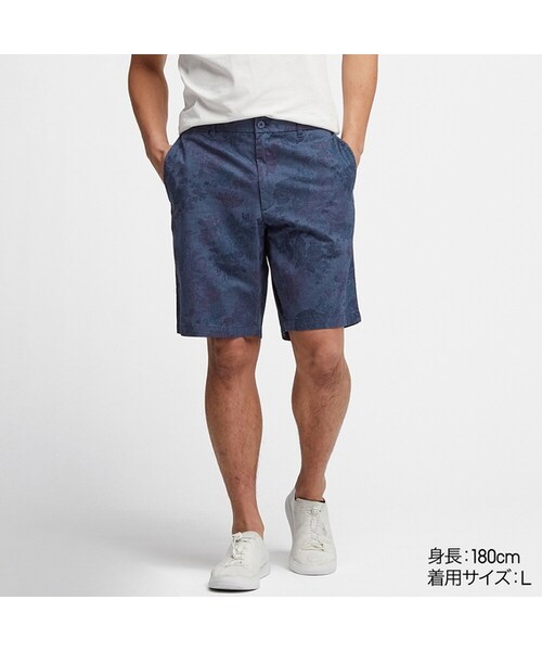 UNIQLO（ユニクロ）の「チノショートパンツ（その他パンツ・メンズ・BEIGE 31/BLUE 67・XL/S/L/4XL/M/3XL/XXL/XS）」の2枚目の写真