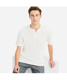 UNIQLO | スラブヘンリーネックT（半袖）(Tシャツ/カットソー)