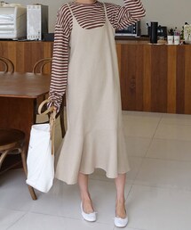 DHOLIC | ラッフルヘムキャミワンピース(ワンピース)