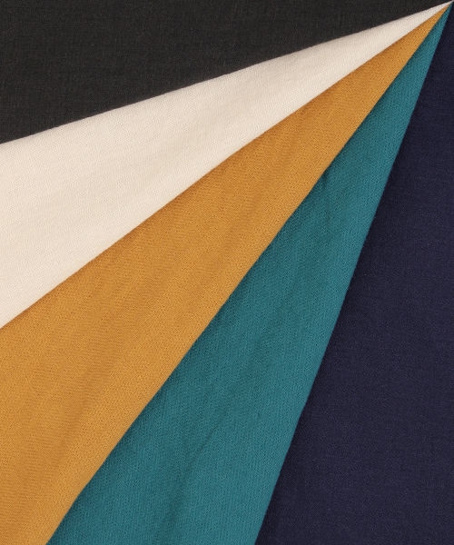 studio CLIP（スタディオクリップ）の「リネンレーヨンキーネックリラックスワンピース（ワンピース/ドレス・スモーク/ベージュ/イエロー/グリーン/ネイビー）」の14枚目の写真