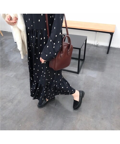 no brand（ノーブランド）の「CO017: 裾フリル型ドットワンピース（ワンピース・レディース・その他）」の11枚目の写真